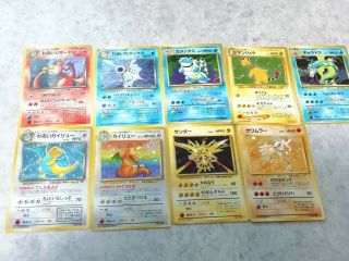 Pokemon Card Old Back 60 Cards Set Holo Dark Japanese Charizard Blastoise F/s