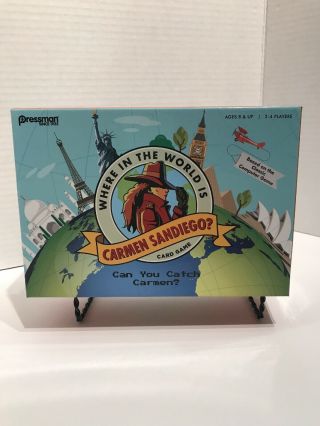 Where In The World Is Carmen San Diego Family Board Game 2017 Target Exclusive
