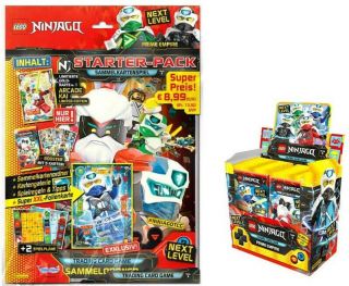 Lego® Ninjago™ Serie 5 " Next Level " Trading Card Game Starterpack,  1 Display