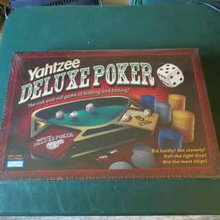 YAHTZEE DELUXE POKER - FACTORY BY PARKER BROS ADULT GAME 2 - 6 PLAYERS 2