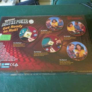 YAHTZEE DELUXE POKER - FACTORY BY PARKER BROS ADULT GAME 2 - 6 PLAYERS 3