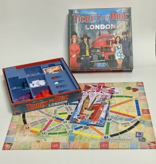 Ticket To Ride London Board Game By Days Of Wonder 2 To 4 Players