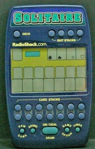 Solitaire Radio Shack Handheld Electronic Game 60 - 2697