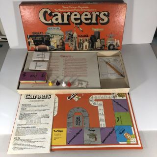 Careers Board Game 1979 Edition Parker Brothers Vintage