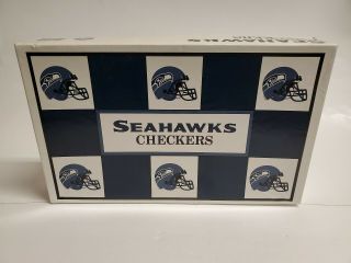 Seattle Seahawks Football Checker Game Nfl Colored Mini Helmets 1993 49ers