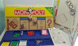 1985 Monopoly Limited Australian Edition Board Game Hasbro Koala 25456