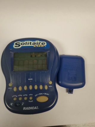 Solitaire Lite Light Up Hand Held Game By Radica