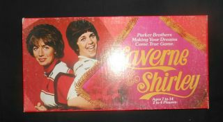 Laverne And Shirley Board Game Parker Bros.  1977 Making Your Dreams Come True &