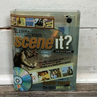 Scene It DVD Game Turner Classic Movies Edition Game Pack Cards Die Take Along 2