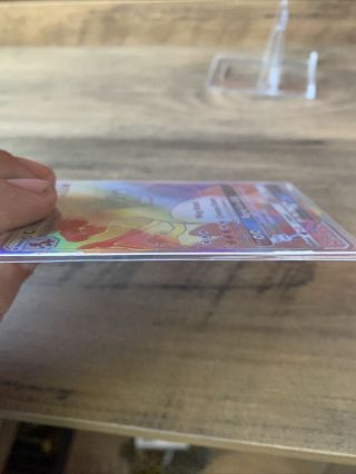 Proxy Pokemon Card Charizard Gx Burning Shadows 150/147 Rainbow Rare Full Art 3