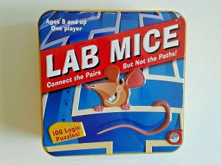Lab Mice Game.  Mindware Brainy Toys 100 Logic Puzzles