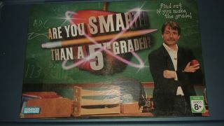 Are You Smarter Than A 5th Grader? Parker Brothers Board Game 2007