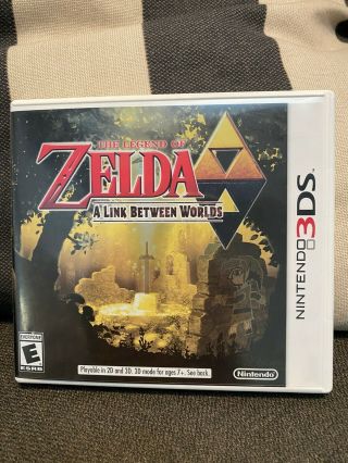 The Legend Of Zelda A Link Between Worlds Nintendo 3ds 2013 Game & Case