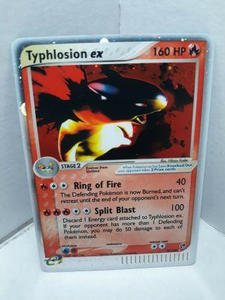 Typhlosion Ex 99/100 Ultra Rare Holo Foil Pokemon Card