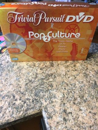 Trivial Pursuit Dvd Pop Culture 2 Parker Brothers Game Adults.