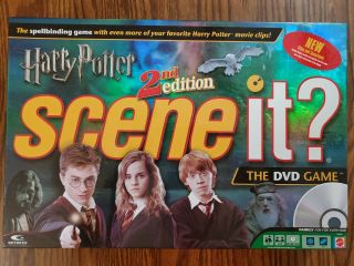 Harry Potter Scene It? 2nd Edition The Dvd Game By Mattel 2007 100 Complete