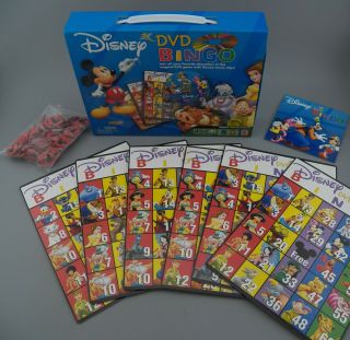 Disney Dvd Bingo Mattel Family Fun Magical Game W/ Movie Clips Complete Euc