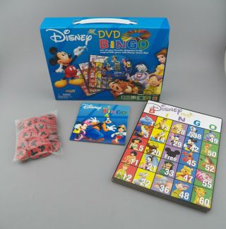 Disney DVD Bingo Mattel Family Fun Magical Game w/ Movie Clips Complete EUC 2
