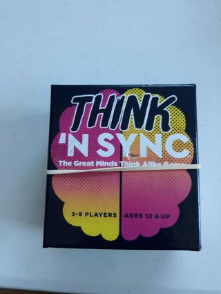 Think ‘n Sync The Great Minds Think Alike Card Game