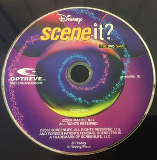 Disney Scene It Dvd Game 2004 Edition Replacement Dvd Only