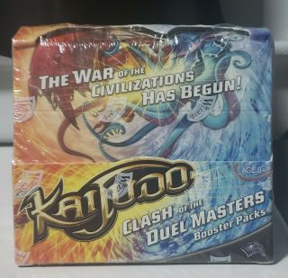 Kaijudo 1x Booster Box (24 Packs) Clash Of The Duel Masters