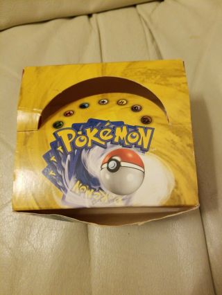 Pokemon Base Set,  Unlimited,  1999,  Empty Booster Box,  English