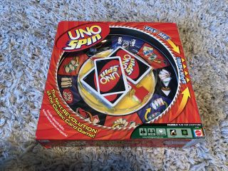 Mattel Uno Spin,  Card Game - No Instructions 2005 -