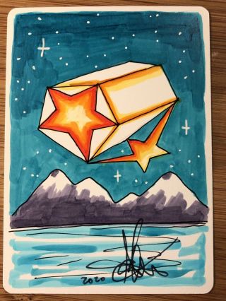 Mtg Artist Proof Foreign Revised Celestial Prism Ap Sketch Art Amy Weber Magic