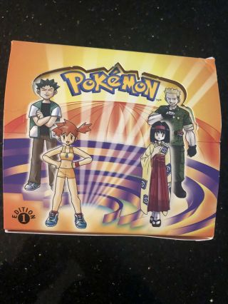Pokemon 1st Edition Gym Heroes Booster Box Only Empty