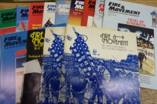 Bundle Of Fire & Movement Magazines - Spi - 13 Issues