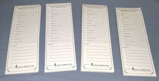 221b Baker Street: Set Of 4 Solution Checklist Pads Sherlock Holmes Board Game
