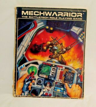 Mechwarrior The Battletech Role Playing Game Book Fasa 1607 - 1987