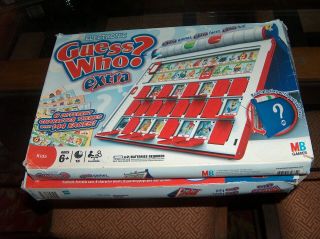 Electronic Guess Who? Extra Game Milton Bradley 2008 Portable Case Family