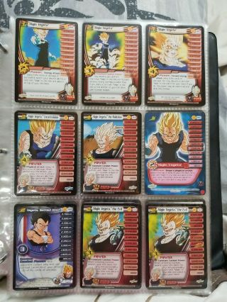 Majin Vegeta Personality Set Dragon Ball Z Dbz Ur Ccg Plus Bonus Set 18 Cards