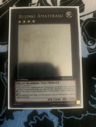 Bujinki Amaterasu Ghost Rare First Edition Prio - En034 Mint/nm Yugioh