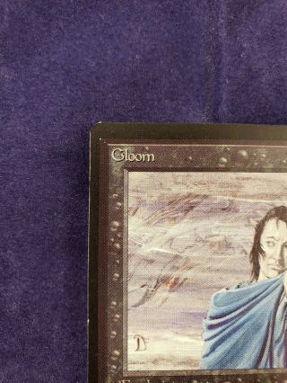 Gloom Beta NM - M Black Uncommon MTG MAGIC THE GATHERING Old School card 2