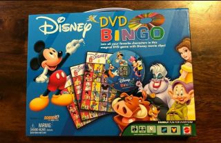 Disney Dvd Bingo (mattel) Family Fun - Complete