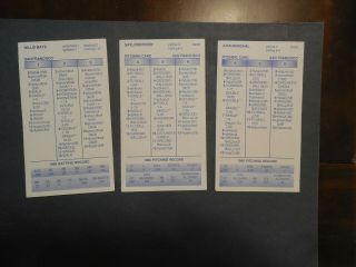 1966 Strat O Matic Baseball Season Cards - 40 loose cards - Mays - Clemente - G.  Perry 2