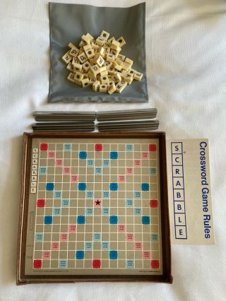 Magnetic Travel Scrabble,  Vintage 1976 Selchow & Righter Edition