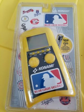 Konami Major League Baseball Mlb Electronic Handheld Game,  1991,