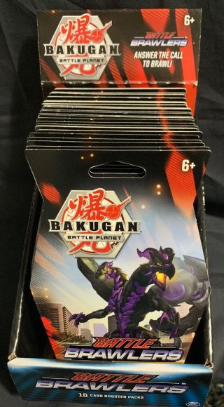 Bakugan Battle Planet Brawlers Boxes Of 24 Booster 10 Packs (240 Cards) 2019