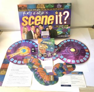 Scene It - Friends The Dvd Board Game Complete Dvd Trivia Game