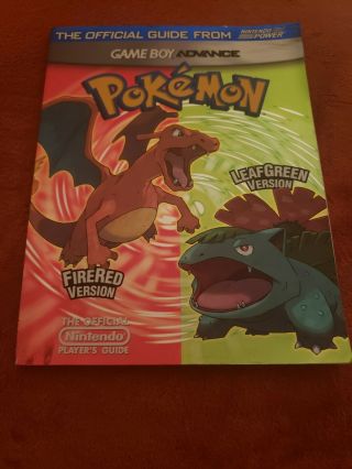 Nintendo Power Pokemon Fire Red Leaf Green Gameboy Advance Official Player Guide