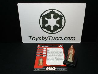 Star Wars Miniatures Obi - Wan Kenobi,  Jedi Spirit A&e W/ Card Mini Rpg Legion