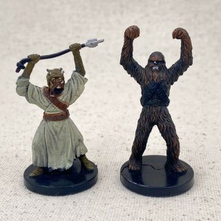 Star Wars Tusken Raider Wookie Soldier 2004 Figurines Trading Cards
