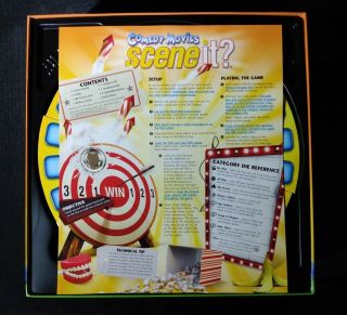 Scene it? Comedy Movies Deluxe Family Trivia DVD Board Game -,  COMPLETE 2