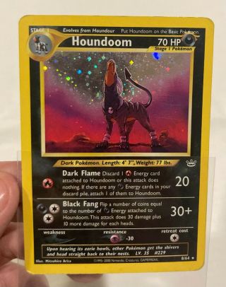 Houndoom 8/64 Holo - Neo Revelation - Pokémon Card - Wotc