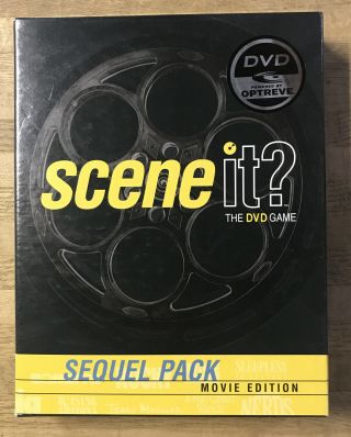 Scene It? The Dvd Game Sequel Pack Movie Edition | Complete W/cards,  Game Piece