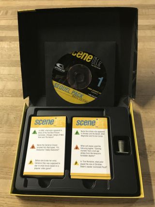 Scene It? The DVD Game Sequel Pack Movie Edition | Complete w/Cards,  Game Piece 3