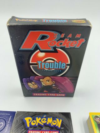 Pokemon Trading Card Game - Team Rocket Trouble Theme Deck RARE 3
